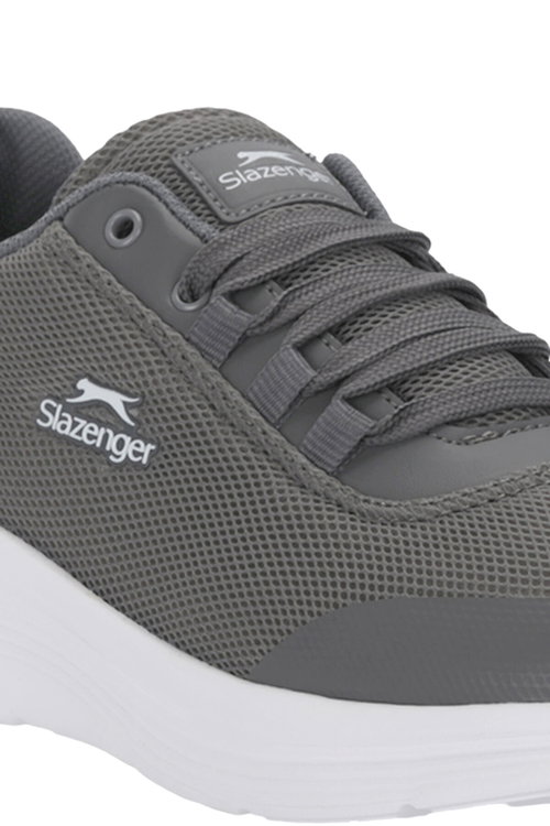 Slazenger PLANK I Erkek Büyük Beden Koyu Gri Koşu & Yürüyüş Spor Ayakkabısı