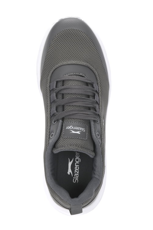 Slazenger PLANK I Erkek Büyük Beden Koyu Gri Koşu & Yürüyüş Spor Ayakkabısı