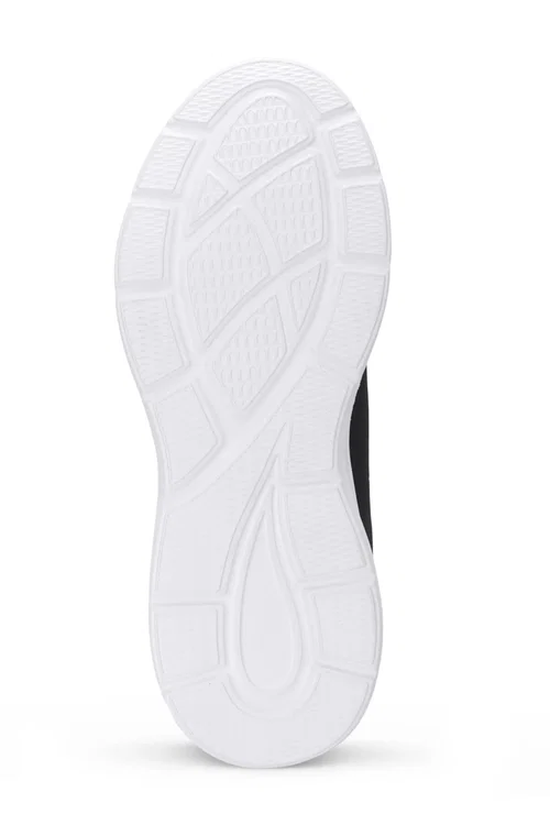 Slazenger PLANK I Erkek Büyük Beden Siyah / Beyaz Koşu & Yürüyüş Spor Ayakkabısı