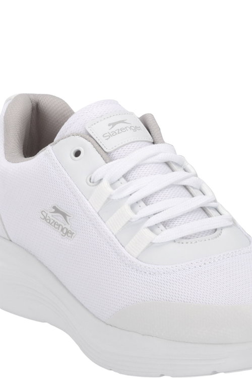 Slazenger PLANK I Kadın Beyaz Koşu & Yürüyüş Spor Ayakkabısı