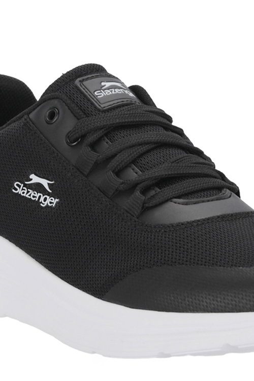 Slazenger PLANK I Kadın Siyah / Beyaz Koşu & Yürüyüş Spor Ayakkabısı