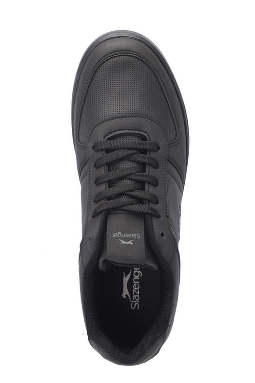 Slazenger POINT NEW I Sneaker Erkek Ayakkabı Siyah Nubuk