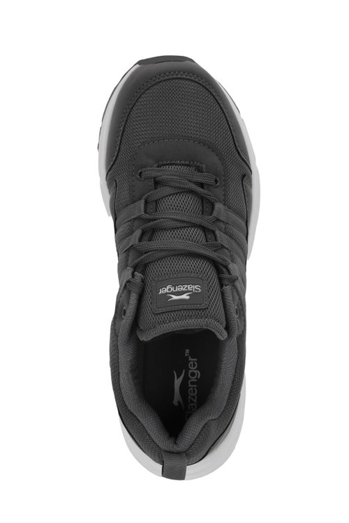 Slazenger POLISH I Erkek Büyük Beden Koyu Gri Koşu & Yürüyüş Spor Ayakkabısı