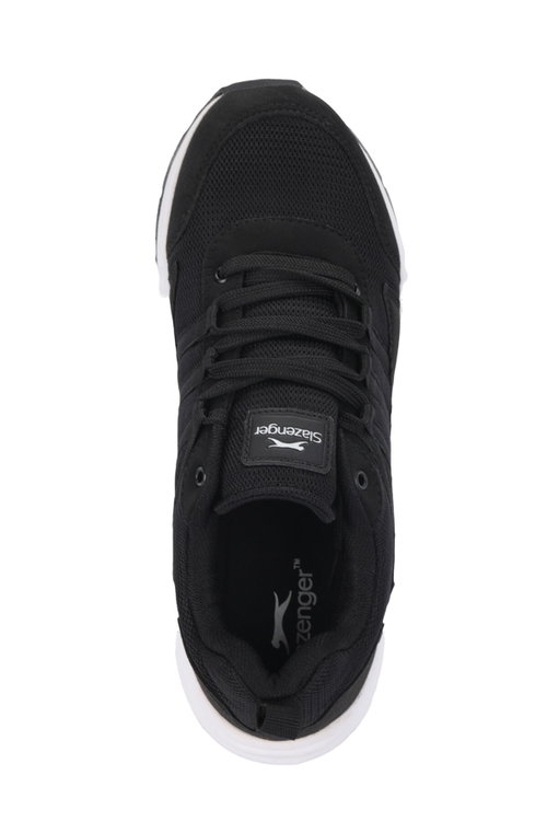 Slazenger POLISH I Erkek Büyük Beden Siyah / Beyaz Koşu & Yürüyüş Spor Ayakkabısı
