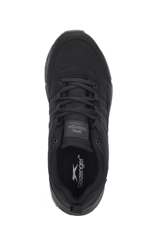 Slazenger POLISH I Erkek Büyük Beden Siyah / Siyah Koşu & Yürüyüş Spor Ayakkabısı