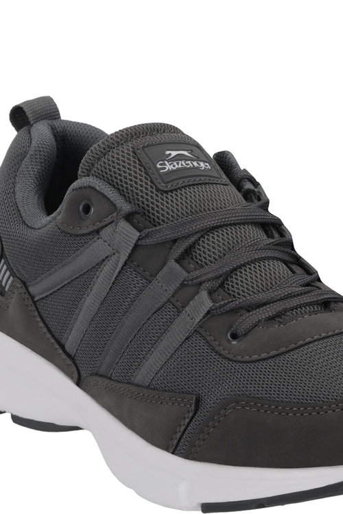 Slazenger POLISH I Erkek Koyu Gri Koşu & Yürüyüş Spor Ayakkabısı