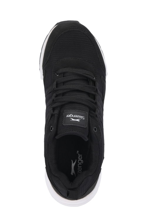 Slazenger POLISH I Erkek Siyah / Beyaz Koşu & Yürüyüş Spor Ayakkabısı