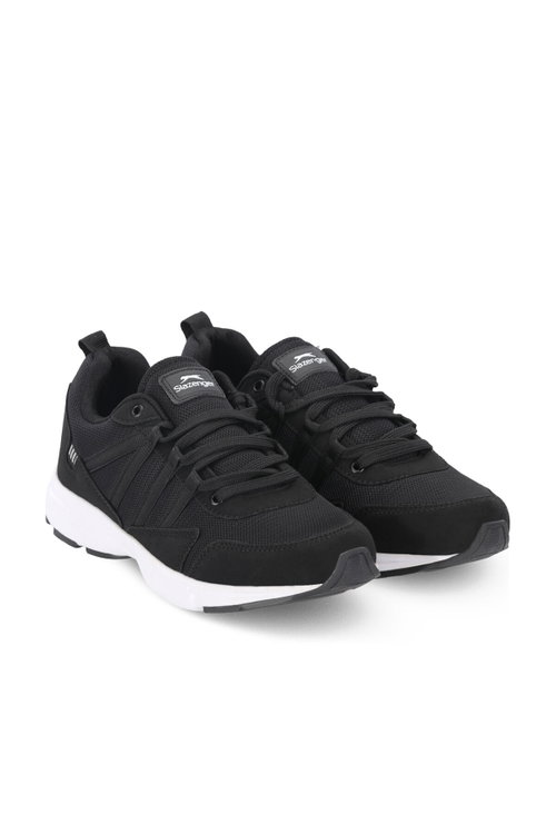 Slazenger POLISH I Kadın Siyah / Beyaz Koşu & Yürüyüş Spor Ayakkabısı