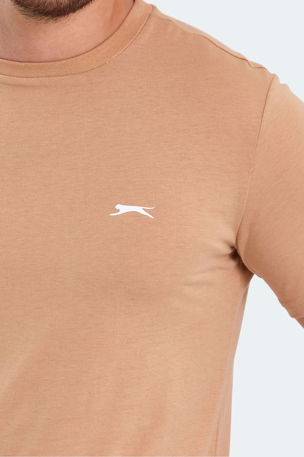 Slazenger POLL IN Erkek Tişört Bej
