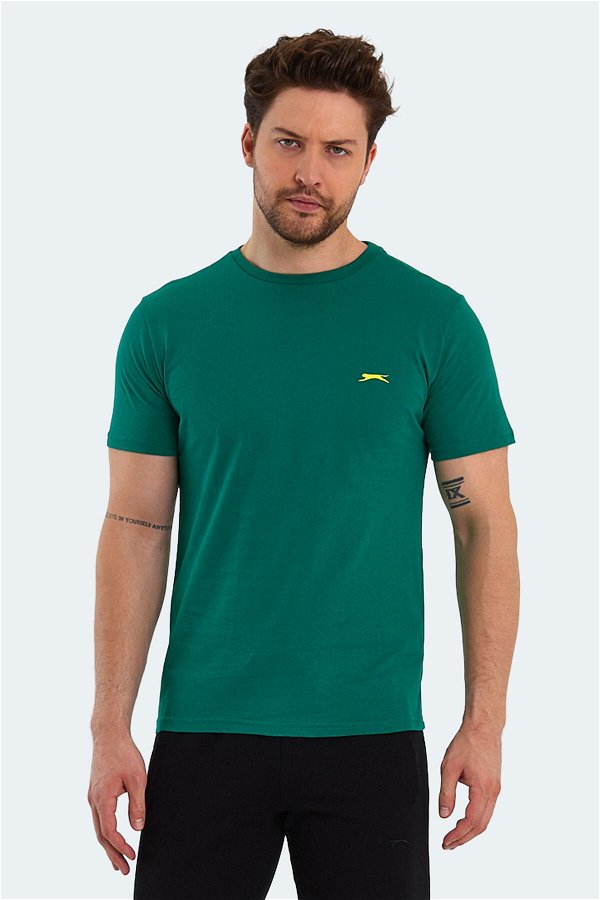 Slazenger POLL Erkek Kısa Kol T-Shirt Yeşil