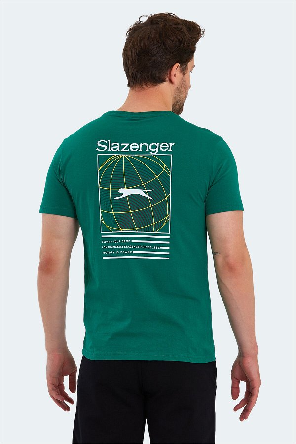Slazenger POLL Erkek Kısa Kol T-Shirt Yeşil