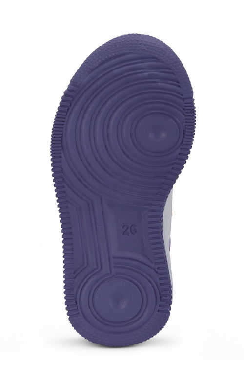 Slazenger PREAT Unisex Çocuk Beyaz / Altın Sneaker