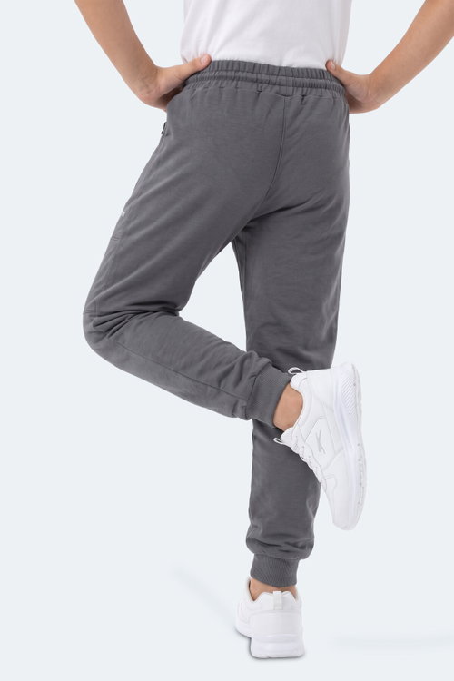Slazenger PRIMO Unisex Çocuk Koyu Gri Eşofman Altı