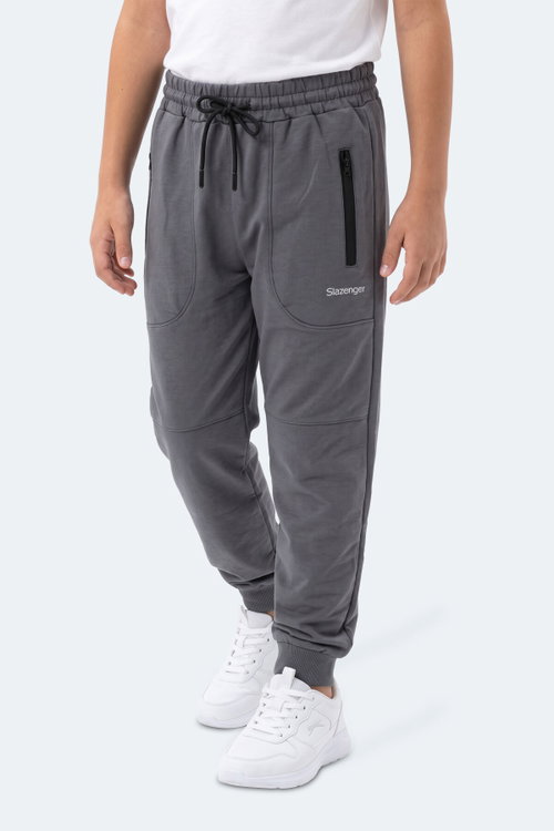 Slazenger PRIMO Unisex Çocuk Koyu Gri Eşofman Altı