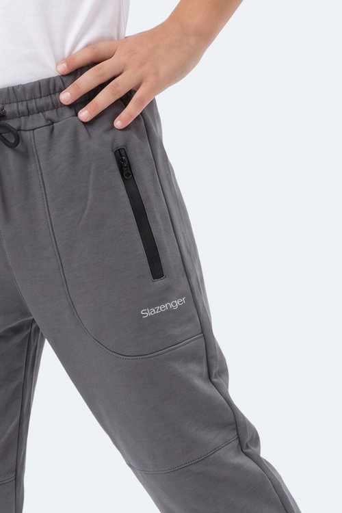 Slazenger PRIMO Unisex Çocuk Koyu Gri Eşofman Altı