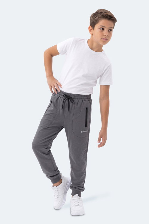 Slazenger PRIMO Unisex Çocuk Koyu Gri Eşofman Altı