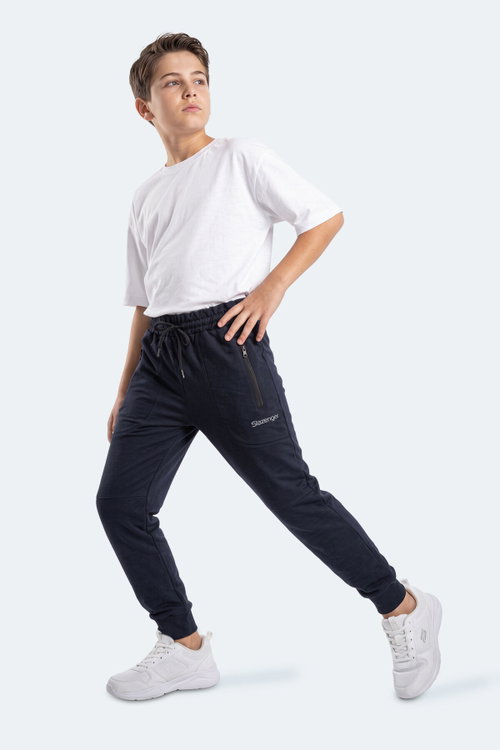 Slazenger PRIMO Unisex Çocuk Lacivert Eşofman Altı