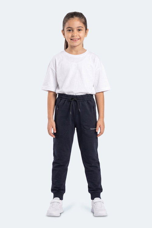 Slazenger PRIMO Unisex Çocuk Lacivert Eşofman Altı