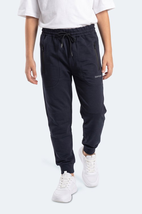 Slazenger PRIMO Unisex Çocuk Lacivert Eşofman Altı