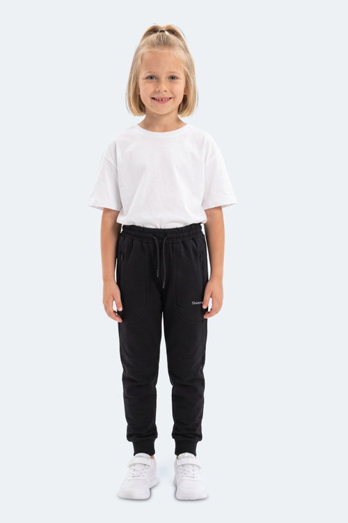 Slazenger PRIMO Unisex Çocuk Siyah Eşofman Altı