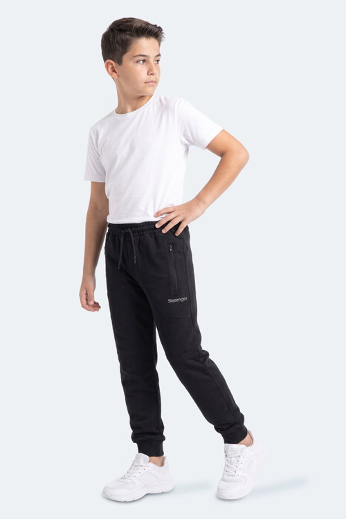 Slazenger PRIMO Unisex Çocuk Siyah Eşofman Altı