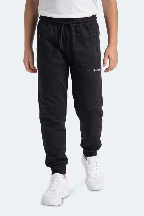 Slazenger PRIMO Unisex Çocuk Siyah Eşofman Altı