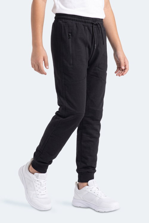 Slazenger PRIMO Unisex Çocuk Siyah Eşofman Altı