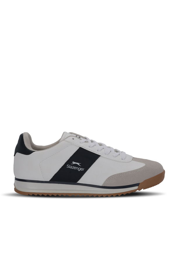Slazenger PROOF I Erkek Beyaz / Lacivert Günlük Spor Ayakkabısı