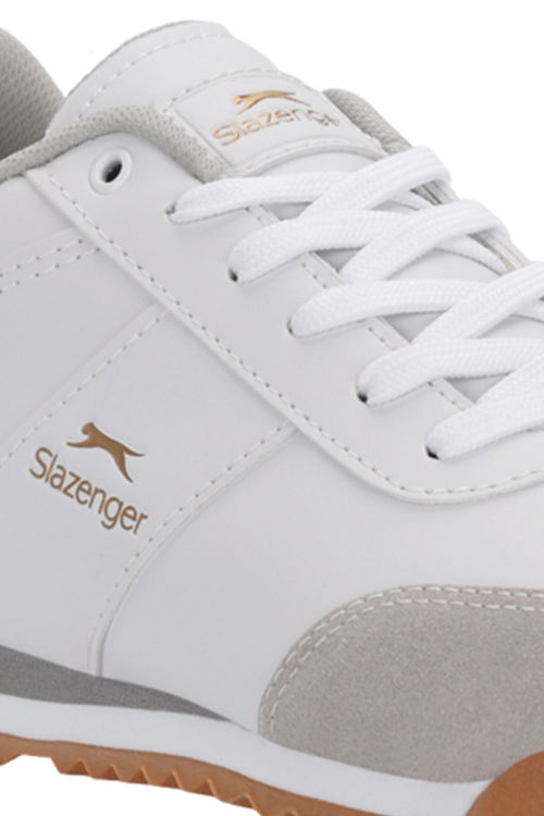 Slazenger PROTECT I Erkek Beyaz / Altın Günlük Spor Ayakkabısı
