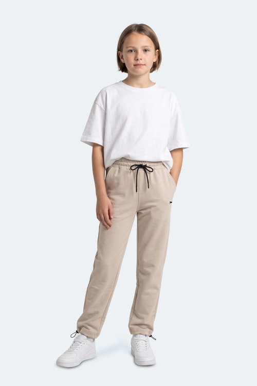Slazenger PUNTO Kız Çocuk Bej Eşofman Altı