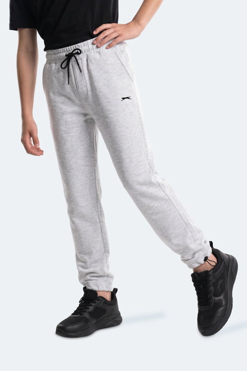 Slazenger PUNTO Unisex Çocuk Gri Eşofman Altı