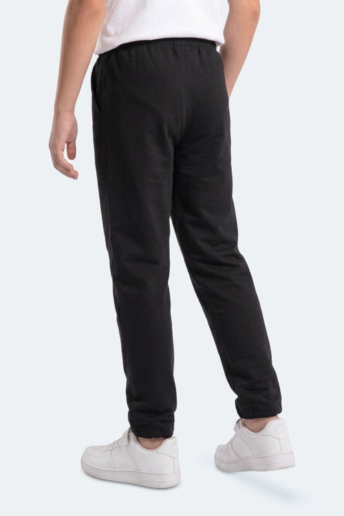 Slazenger PUNTO Unisex Çocuk Siyah Eşofman Altı