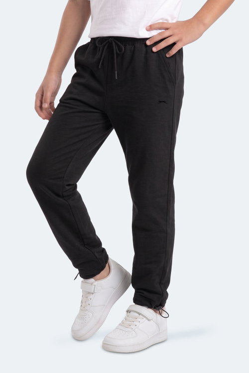 Slazenger PUNTO Unisex Çocuk Siyah Eşofman Altı
