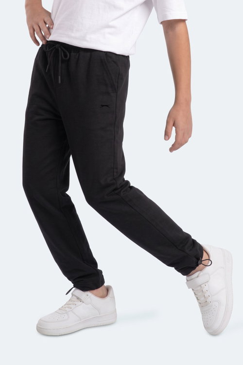 Slazenger PUNTO Unisex Çocuk Siyah Eşofman Altı