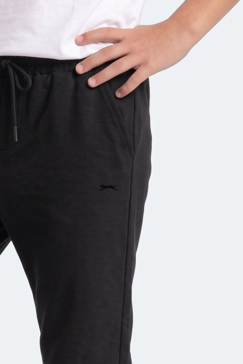Slazenger PUNTO Unisex Çocuk Siyah Eşofman Altı
