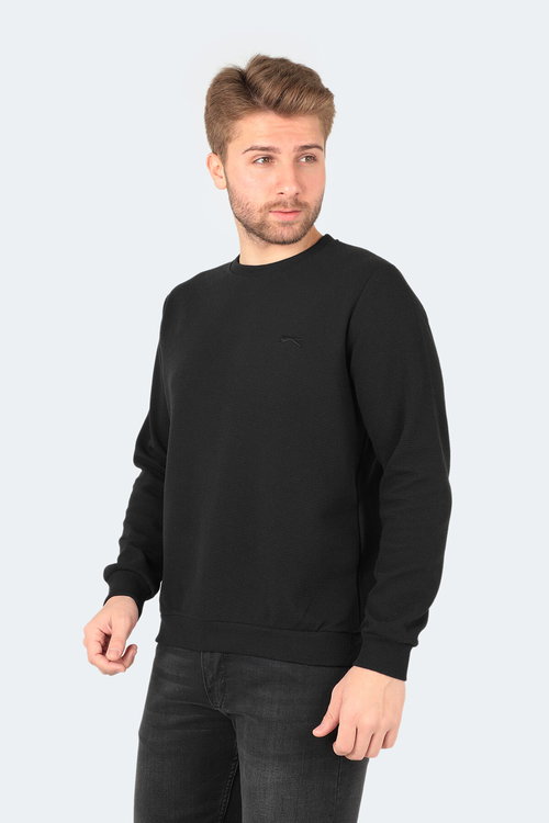 Slazenger PUTERA I Erkek Siyah Sweatshirt