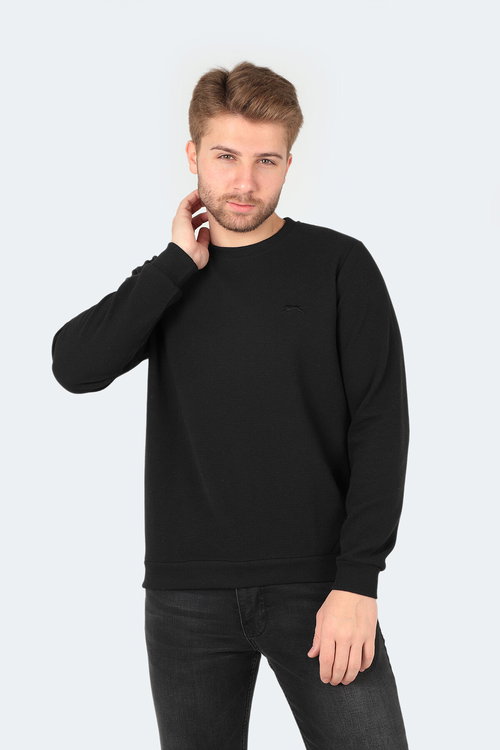 Slazenger PUTERA I Erkek Siyah Sweatshirt