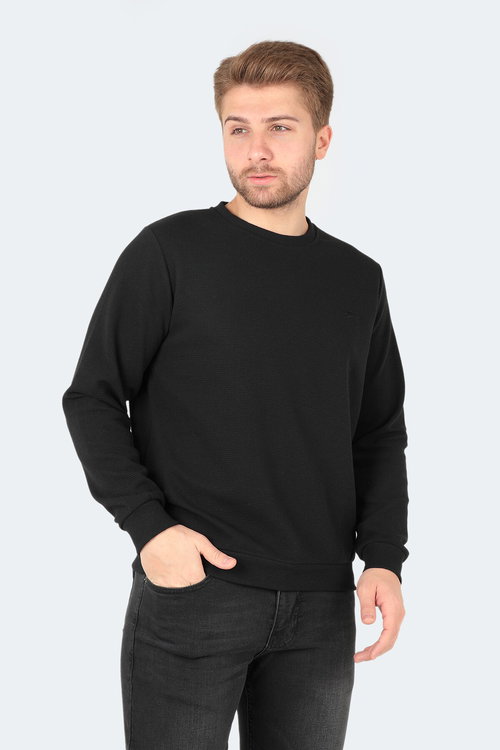 Slazenger PUTERA I Erkek Siyah Sweatshirt