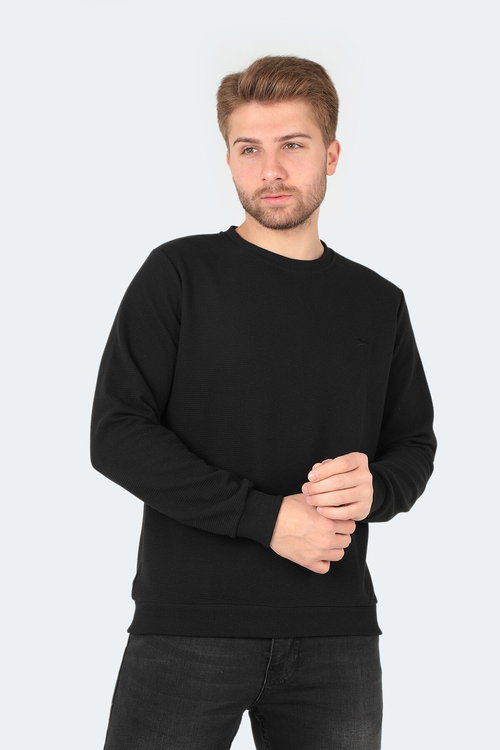 Slazenger PUTERA I Erkek Siyah Sweatshirt