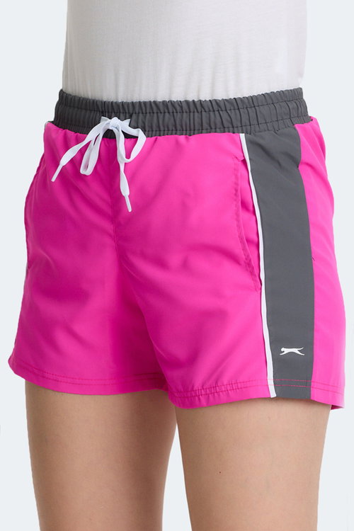 Slazenger RADEK IN Kadın Cepli Deniz Şortu Fuşya Mayo