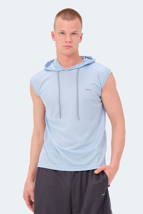 Slazenger RAG Erkek Atlet Beyaz - Mavi - Sarı