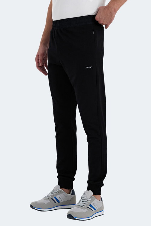 Slazenger RAJKO 2 Lİ SET Erkek Fermuar Cepli Slim Fit Siyah - Lacivert Eşofman Altı