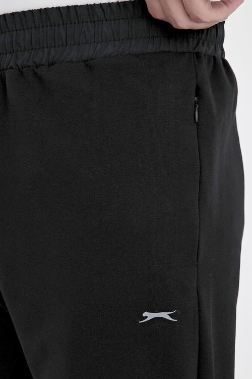 Slazenger RAJKO 2 Lİ SET Erkek Fermuar Cepli Slim Fit Siyah - Lacivert Eşofman Altı