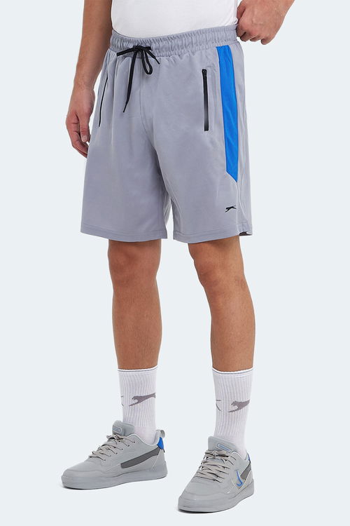 Slazenger RAKESH 2li Set Erkek Şort Siyah - Gri