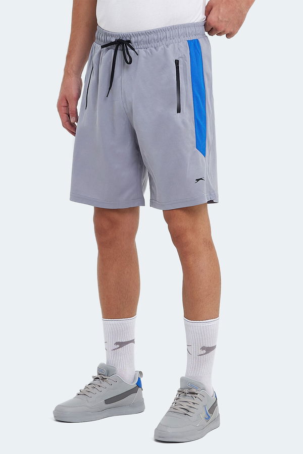 Slazenger RAKESH 2li Set Erkek Şort Siyah - Gri