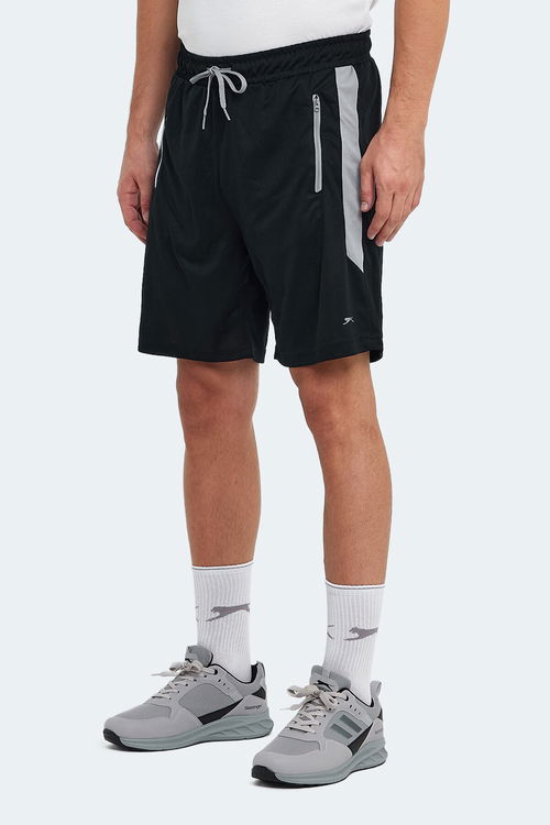 Slazenger RAKESH 2li Set Erkek Şort Siyah - Gri