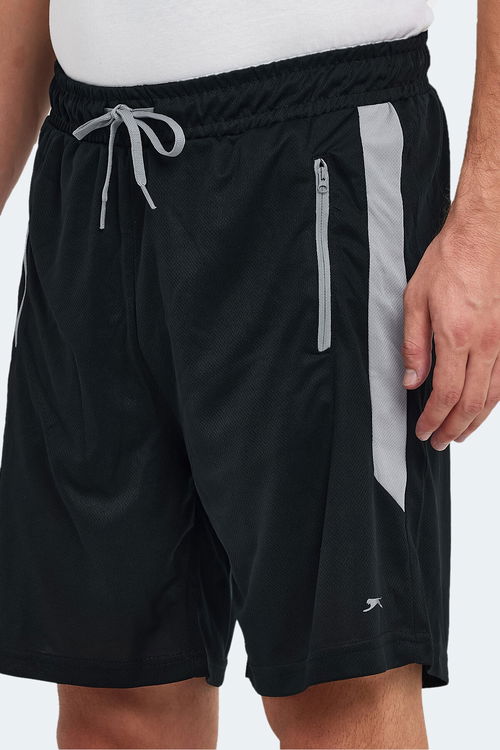 Slazenger RAKESH 2li Set Erkek Şort Siyah - Gri