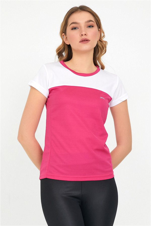 Slazenger RANDERS Kadın Kısa Kol T-Shirt Gül