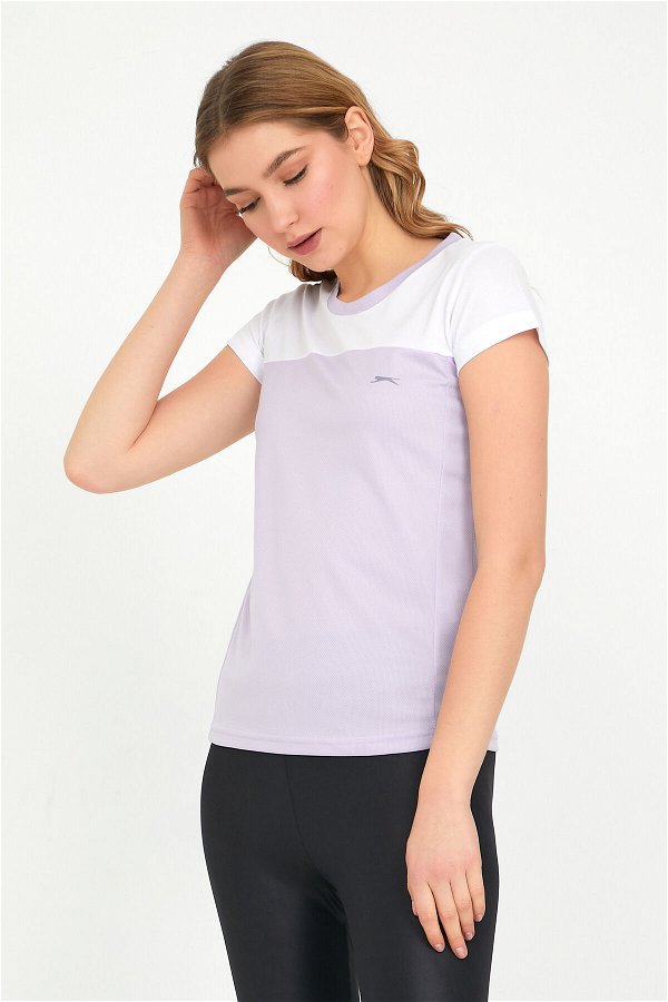 Slazenger RANDERS Kadın Kısa Kol T-Shirt Mor
