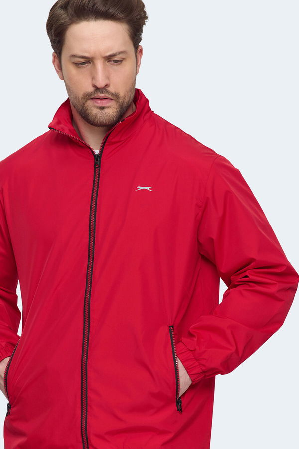 Slazenger RAREN Erkek Yağmurluk Kırmızı